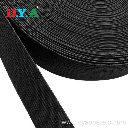 Black High Elasticity Knitted elastic band